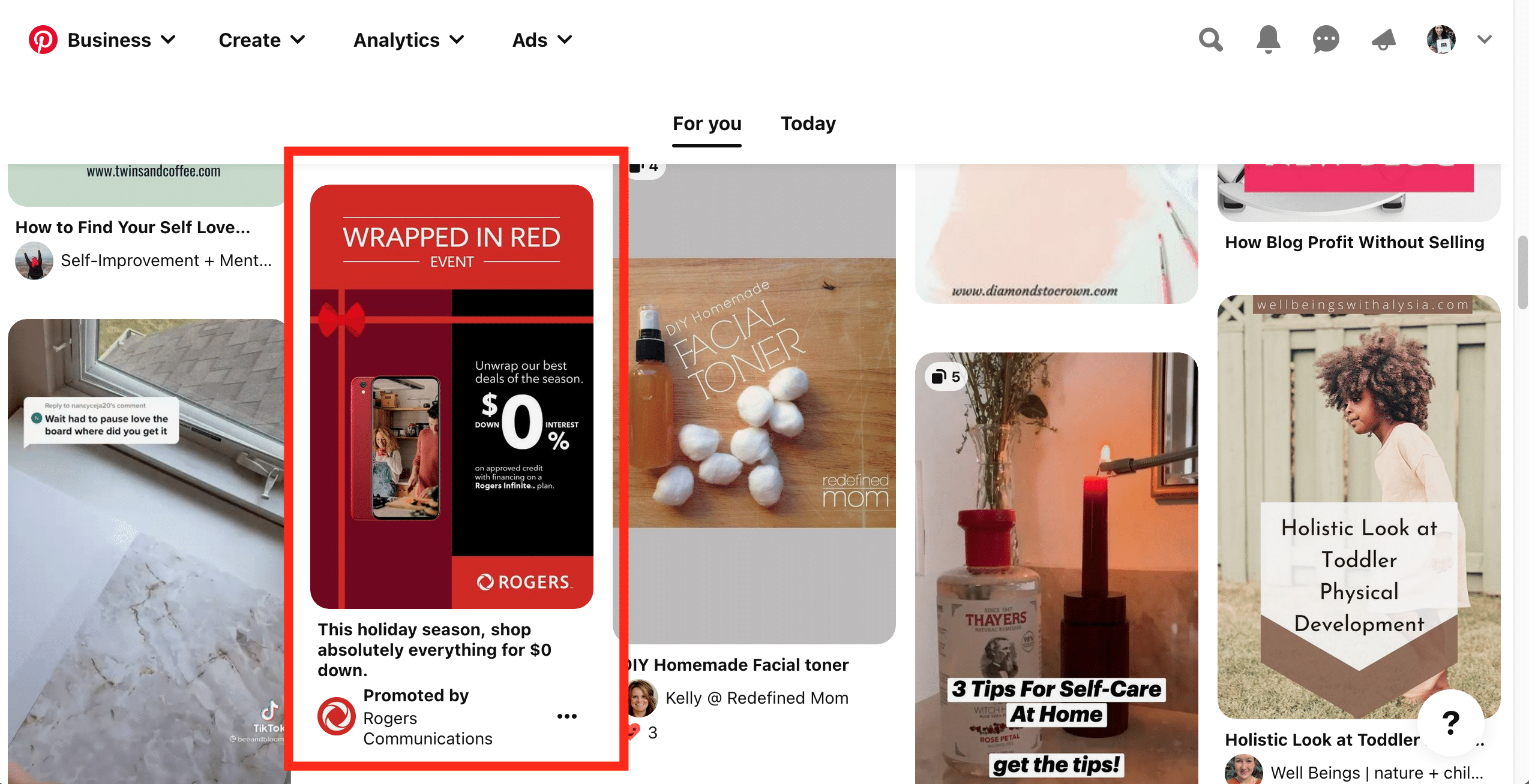 buy pinterest ads accounts